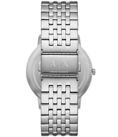 Armani Exchange Men's Dale Rd. Two-Hand Stainless Steel Bracelet Watch