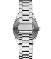 Armani Exchange Men's Kili Rd. Three Hand Stainless Steel Bracelet Analog Watch