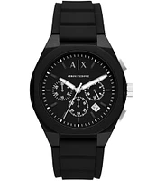 Armani Exchange Men's Rafael Chronograph Silicone Strap Watch