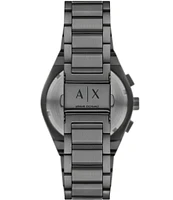 Armani Exchange Men's Rafael Chronograph Gunmetal Stainless Steel Bracelet Watch