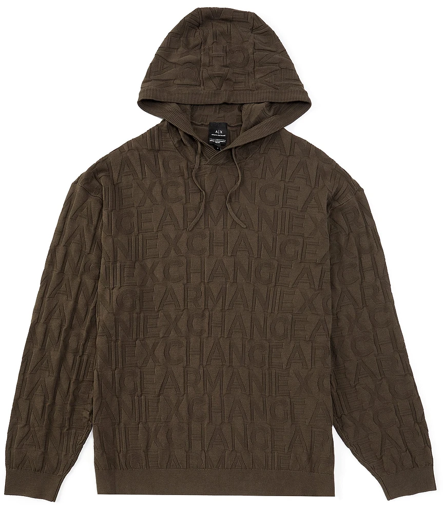 Armani Exchange Mercerized Jacquard Hoodie