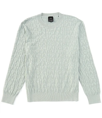 Armani Exchange Mercerized Jacquard Sweater