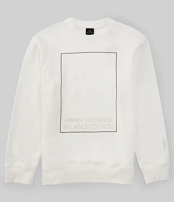 Armani Exchange Milano Edition Big Box Logo Sweatshirt