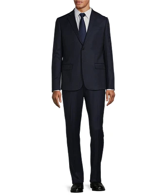 Armani Exchange Modern Fit Flat Front Nailshead Pattern 2-Piece Suit