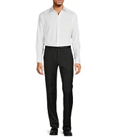 Armani Exchange Modern Fit Flat Front Solid Dress Pants