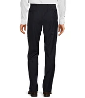 Armani Exchange Modern Fit Flat Front Solid Dress Pants