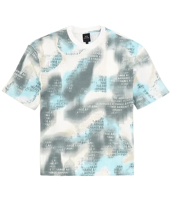 Armani Exchange Oversized Camo Short Sleeve T-Shirt