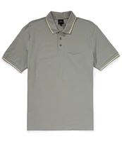 Armani Exchange Pique Short Sleeve Polo Shirt