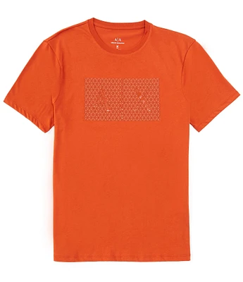 Armani Exchange Slim Fit Box Logo Short Sleeve Graphic T-Shirt