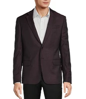 Armani Exchange Modern Fit Textured Solid Sport Coat