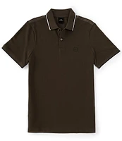 Armani Exchange Tipped Collar Short Sleeve Polo Shirt