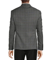 Armani Exchange Modern Fit Windowpane Pattern Sport Coat