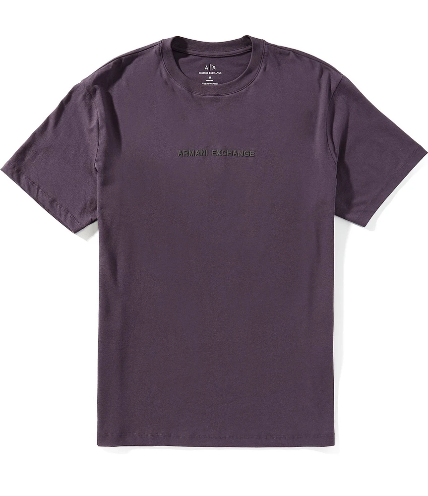 Armani Exchange Small Center Brand Logo Short Sleeve T-Shirt