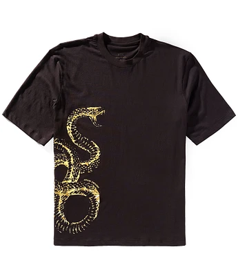 Armani Exchange Snake Graphic Short Sleeve T-Shirt