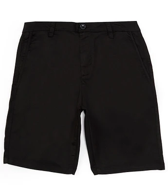 Armani Exchange Solid Twill 8#double; Inseam Stretch Shorts