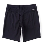 Armani Exchange Solid Twill 8#double; Inseam Stretch Shorts