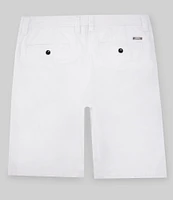 Armani Exchange Solid Twill 8#double; Inseam Stretch Shorts