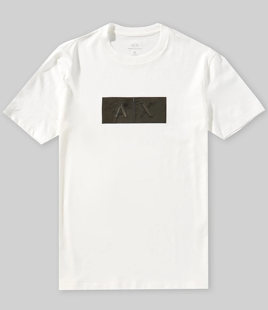 Armani Exchange Vinyl Box Logo Short Sleeve T-Shirt