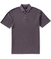 Armani Exchange Washed Pique Short Sleeve Polo Shirt