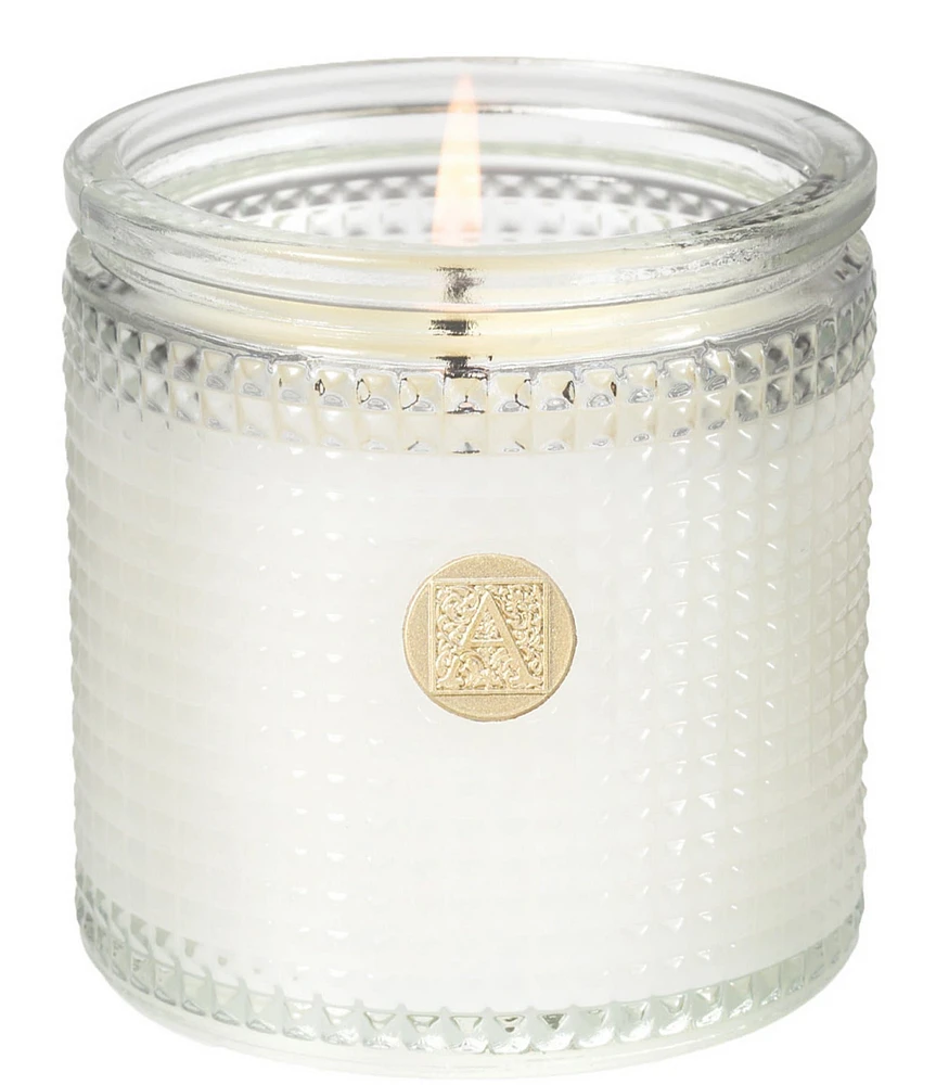 Aromatique Sunkissed Sandalwood Textured Glass Candle