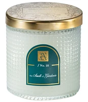 Aromatique The Smell of Gardenia Textured Glass Candle with Lid