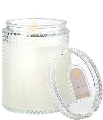 Aromatique The Smell of Spring Textured Glass Candle with Lid