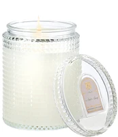 Aromatique The Smell of Spring Textured Glass Candle with Lid