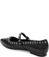 ASH Beathink Leather Studded Mary Jane Flats