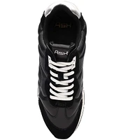 ASH Kacy Leather Lace-Up Wedge Sneakers