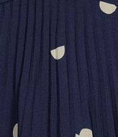 ASTR The Label Blythe Polka Dot V-Neck Sleeveless Midi Dress
