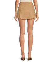 ASTR The Label Bronwyn Pleated Button Mini Skort