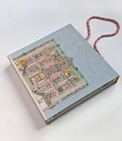 Atelier Choux Paris Organic Cotton Baby Dollhouse Swaddle Blanket with Gift Box