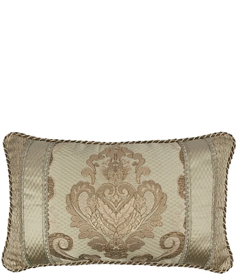 Austin Horn Classics Prosper Embroidered Medallion Boudoir Pillow