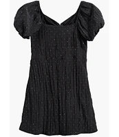 Ava & Yelly Big Girls 7-16 Short Sleeve Rinestone Taffeta Dress