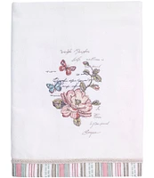 Avanti Linens Butterfly Garden Cotton Bath Towels