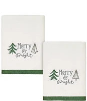 Avanti Linens Christmas Trees Collection Bath Towel Set