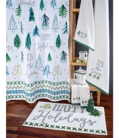 Avanti Linens Christmas Trees Collection Bath Towel Set