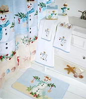 Avanti Linens Coastal Snowman Bath Rug