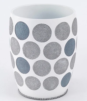 Avanti Linens Dotted Circles Wastebasket