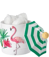 Avanti Linens Flamingo Paradise Covered Jar