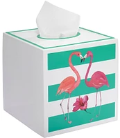 Avanti Linens Flamingo Paradise Tissue Box Cover