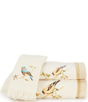 Avanti Linens Gilded Birds Bath Towels