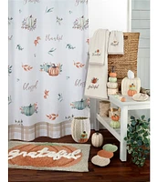 Avanti Linens Grateful Patch Collection 13-Piece Shower Curtain And Shower Hook Set