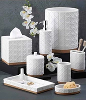 Avanti Linens x Nicole Miller Lena Wastebasket