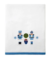 Avanti Linens Nutcracker Trellis Embroidered Bath Towels