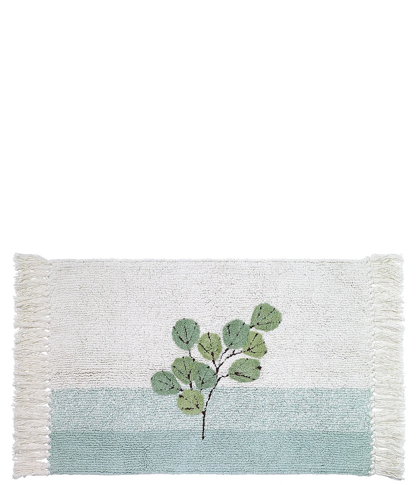 Avanti Linens Ombre Leaves Bath Rug