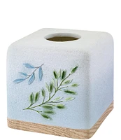 Avanti Linens Ombre Leaves Tissue Box Cover