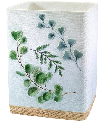 Avanti Linens Ombre Leaves Wastebasket