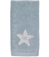 Avanti Linens Sequin Shells Embroidered Bath Towels