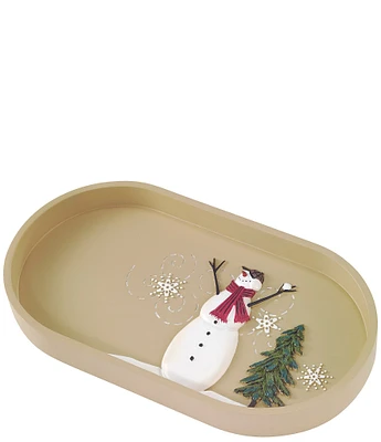 Avanti Linens Snowmen Snowmen Gathering Collection Bath Tray